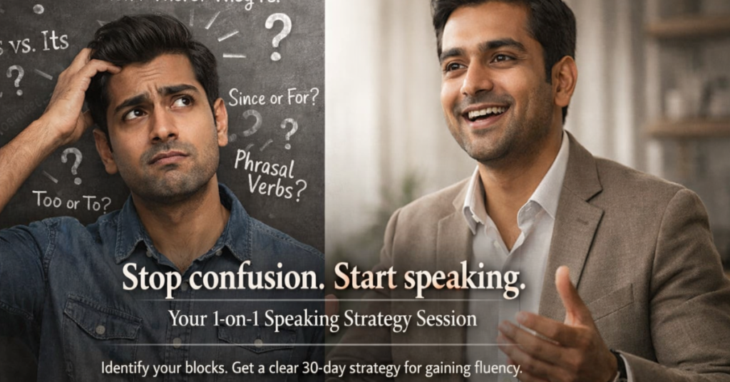 1-on-1 English Speaking Strategy session