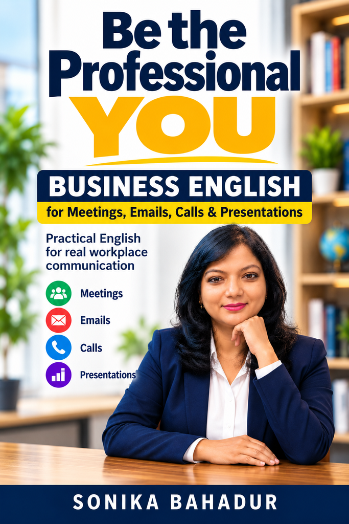 Be the Professional YOU business English book by Sonika Bahadur
